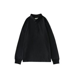 Studio Nicholson Black Polo Shirts Men